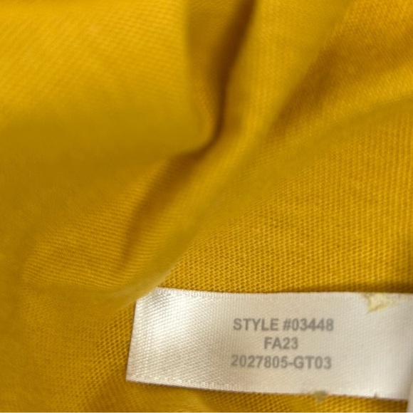 J Crew Soft Washed Long Sleeve Crewneck T-Shirt l Mens Size 2X Gold Luxury Basic - Picture 7 of 9